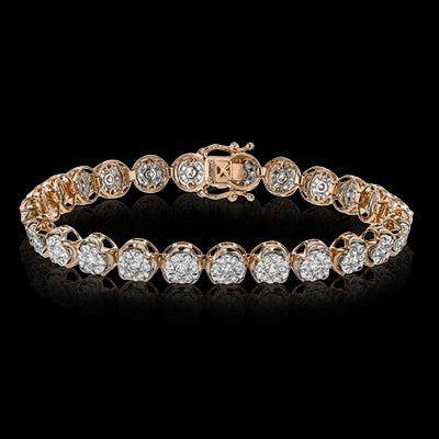 Simon G. Bracelet 18k Gold (Rose) 3.34 ct Diamond