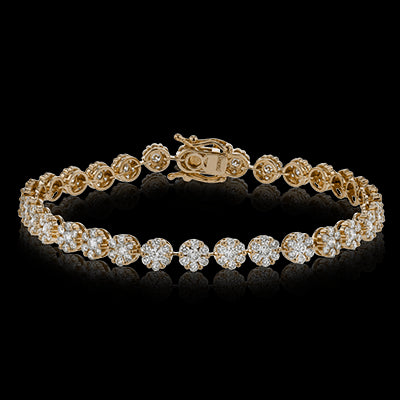 Simon G. Bracelet 18k Gold (Rose) 4.45 ct Diamond