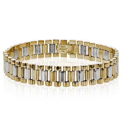 Simon G. Gent Bracelet 18k Gold (White, Yellow)