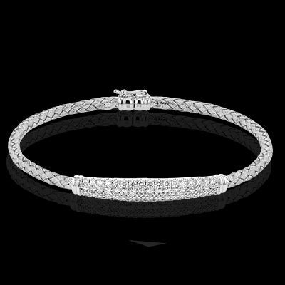 Simon G. Bangle 18k Gold (White) 0.5 ct Diamond