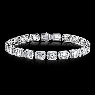 Simon G. Bracelet 18k Gold (White) 4.42 ct Diamond