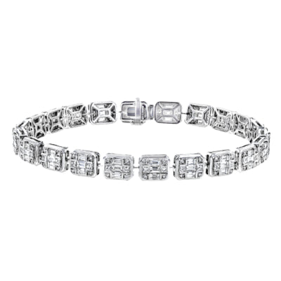 Simon G Fashion Bracelet In 18K Gold With Diamonds (White)