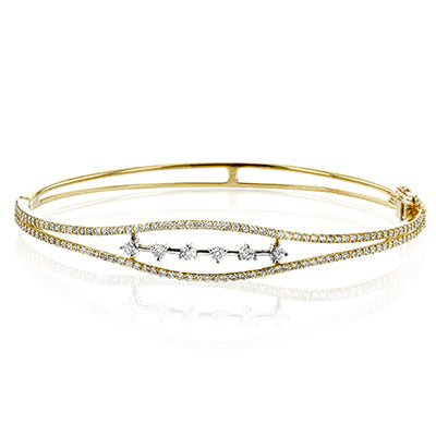 Simon G. Bangle 18k Gold (Yellow) 0.72 ct Diamond