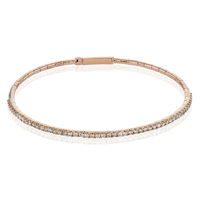 Simon G. Bangle 18k Gold (Rose) 0.76 ct Diamond