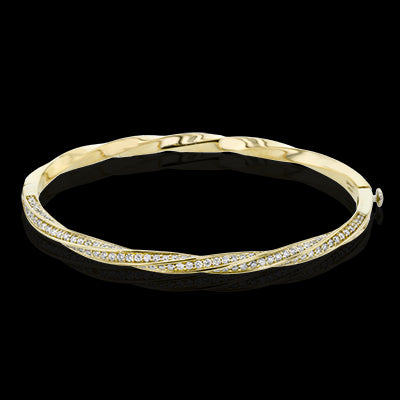 Simon G. Bangle 18k Gold (Yellow) 1.66 ct Diamond