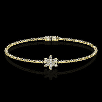 Simon G. Bangle 18k Gold (White, Yellow) 0.11 ct Diamond