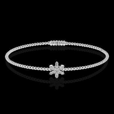 Simon G. Bangle 18k Gold (White) 0.11 ct Diamond