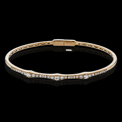 Simon G. Bangle 18k Gold (Rose) 0.61 ct Diamond