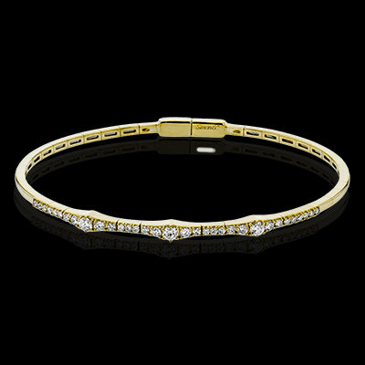 Simon G. Bangle 18k Gold (Yellow) 0.61 ct Diamond