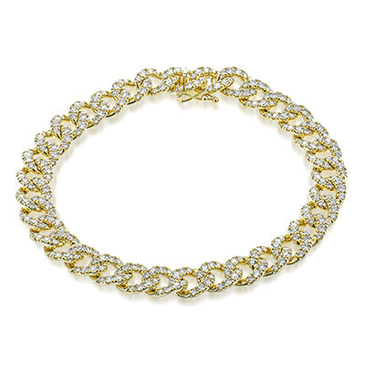 Simon G Fashion Bracelet In 18K Gold With Diamonds (Yellow)