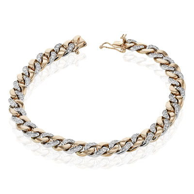 Simon G Fashion Bracelet In 18K Gold (White,Rose)