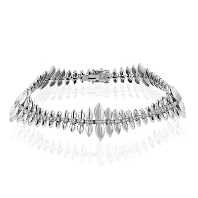 Simon G Fashion Bracelet In 18K Gold With Diamonds (White)