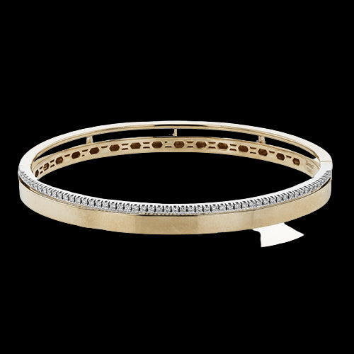 Simon G. Bangle 18k Gold (Rose, White) 0.32 ct Diamond