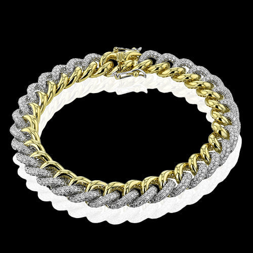 Simon G. Bracelet 18k Gold (White, Yellow) 3.63 ct Diamond