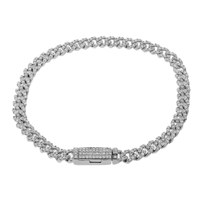 Simon G Fashion Bracelet In 14K Gold With Diamonds (White)