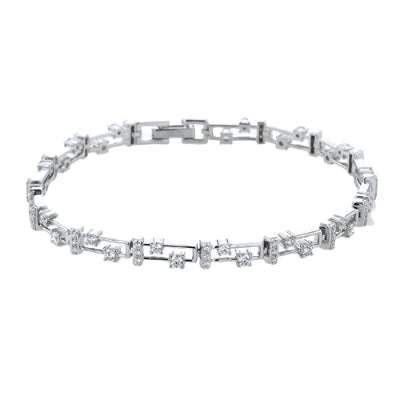 Simon G Fashion Bracelet In 18K Gold With Diamonds (White)