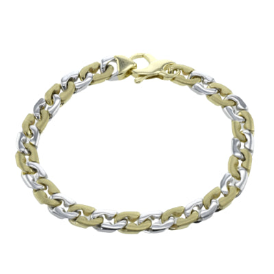 Simon G Men Gent Bracelet In 14K Gold (White,Yellow)