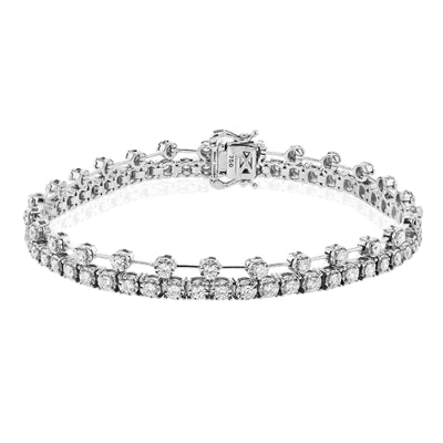 Simon G Fashion Bracelet In 18K Gold With Diamonds (White)