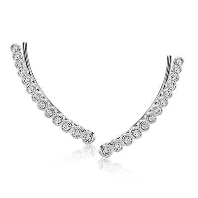 Simon G. Earring 18k Gold (White) 0.25 ct Diamond