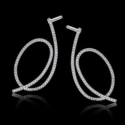 Simon G. Earring Platinum (White) 0.41 ct Diamond