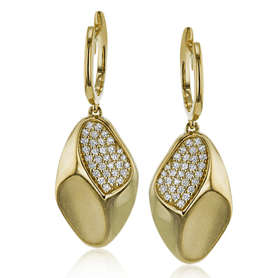 Simon G. Earring 18k Gold (Yellow) 0.28 ct Diamond