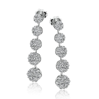 Simon G Fashion Earring In 18K Gold With Diamonds (White)