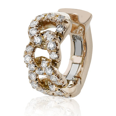 Simon G Fashion Earring In 18K Gold With Diamonds (White,Rose)