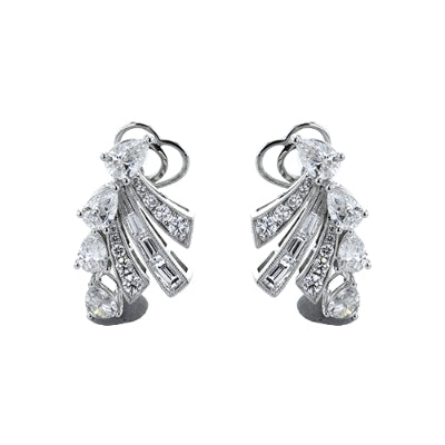 Simon G Fashion Earring In 18K Gold With Diamonds (White)