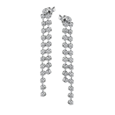 Simon G Fashion Earring In 18K Gold With Diamonds (White)