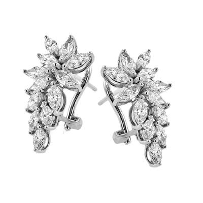 Simon G Fashion Earring In 18K Gold With Diamonds (White)