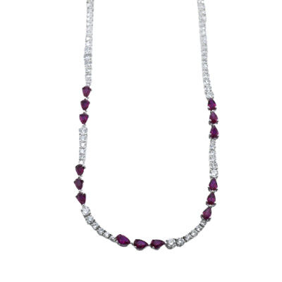 Simon G Fashion Necklace In 18K Gold With Diamonds (White)