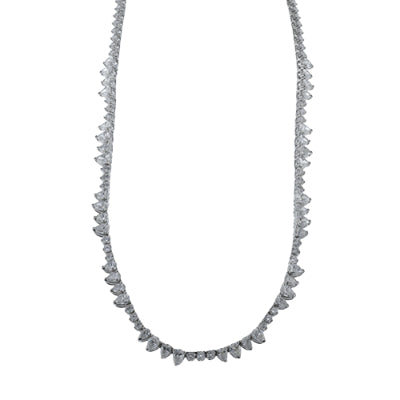 Simon G Fashion Necklace In 18K Gold With Diamonds (White)