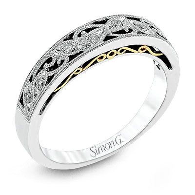 Simon G Bridal Anniversary Ring In 18K Gold With Diamonds (White)