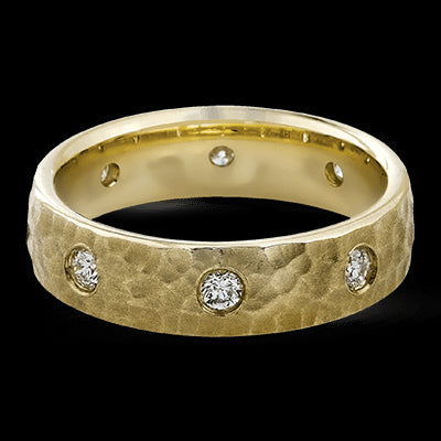 Simon G Men Ring 14k Gold (Yellow) 0.55 ct Diamond