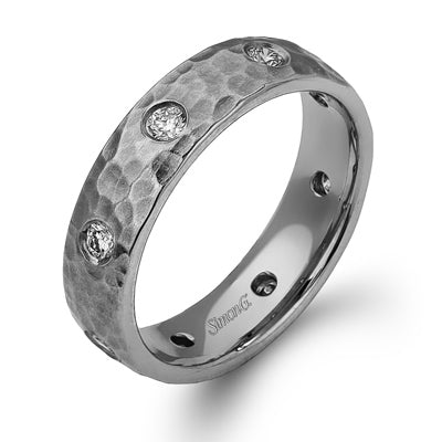 Simon G. 14k White Gold Wedding Band