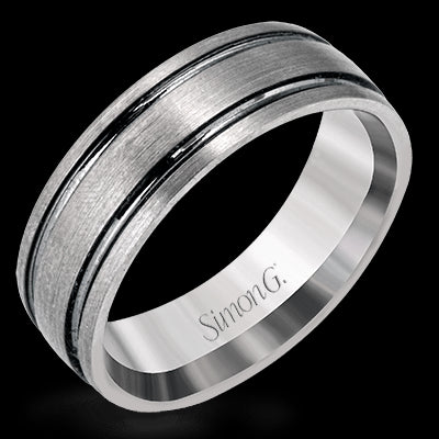 Simon G Men Ring Platinum (White)