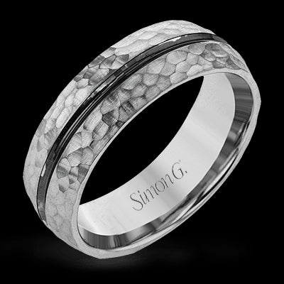 Simon G Men Ring Platinum (White)