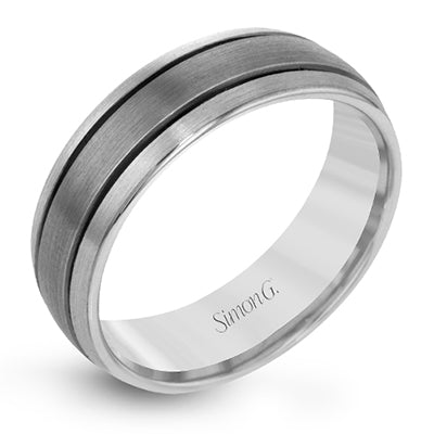 Simon G Men Ring Platinum (White)