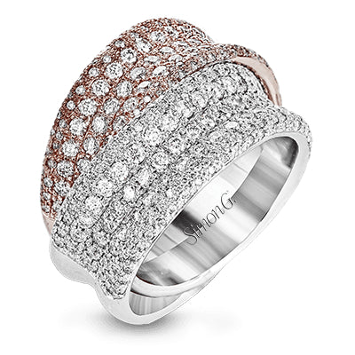 Simon G Fashion Right Hand Ring In 18K Gold With Diamonds (White)