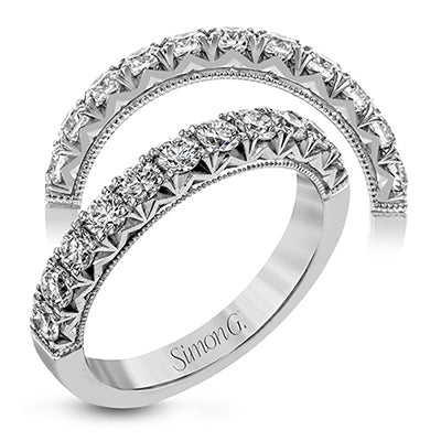 Simon G Bridal Anniversary Ring In 18K Gold With Diamonds (White)