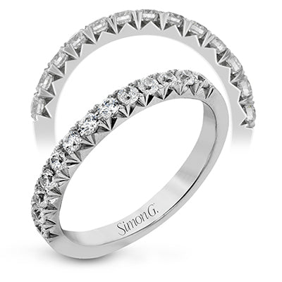 Simon G Bridal Anniversary Ring In 18K Gold With Diamonds (White)