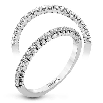 Simon G Bridal Anniversary Ring In 18K Gold With Diamonds (White)
