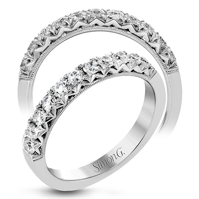 Simon G Bridal Anniversary Ring In 18K Gold With Diamonds (White)