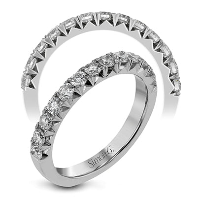 Simon G Bridal Anniversary Ring In 18K Gold With Diamonds (White)