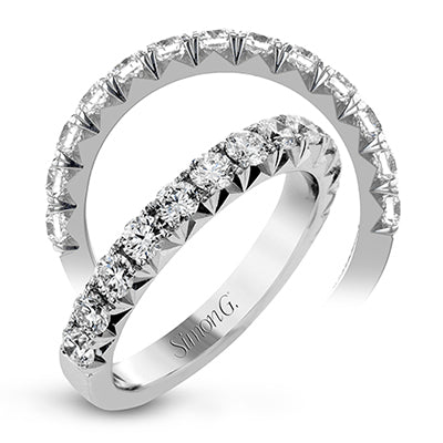 Simon G Bridal Anniversary Ring In 18K Gold With Diamonds (White)