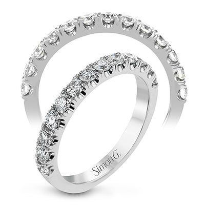 Simon G Bridal Anniversary Ring In 18K Gold With Diamonds (White)