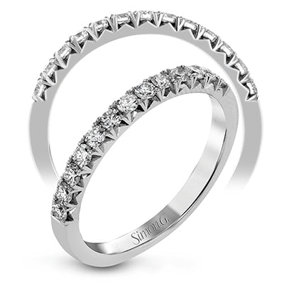 Simon G Bridal Anniversary Ring In 18K Gold With Diamonds (White)