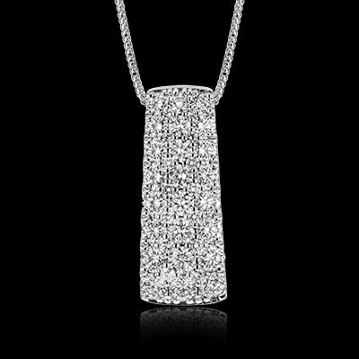 Simon G. Pendant 18k Gold (White) 1.5 ct Diamond
