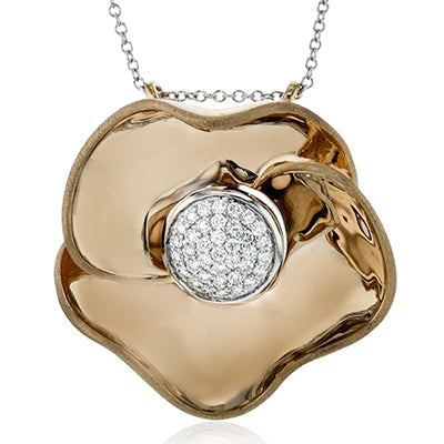 Simon G. Pendant 18k Gold (Rose) 0.27 ct Diamond