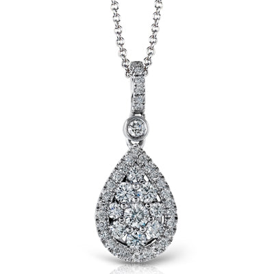 Simon G. Pendant Platinum (White) 0.55 ct Diamond